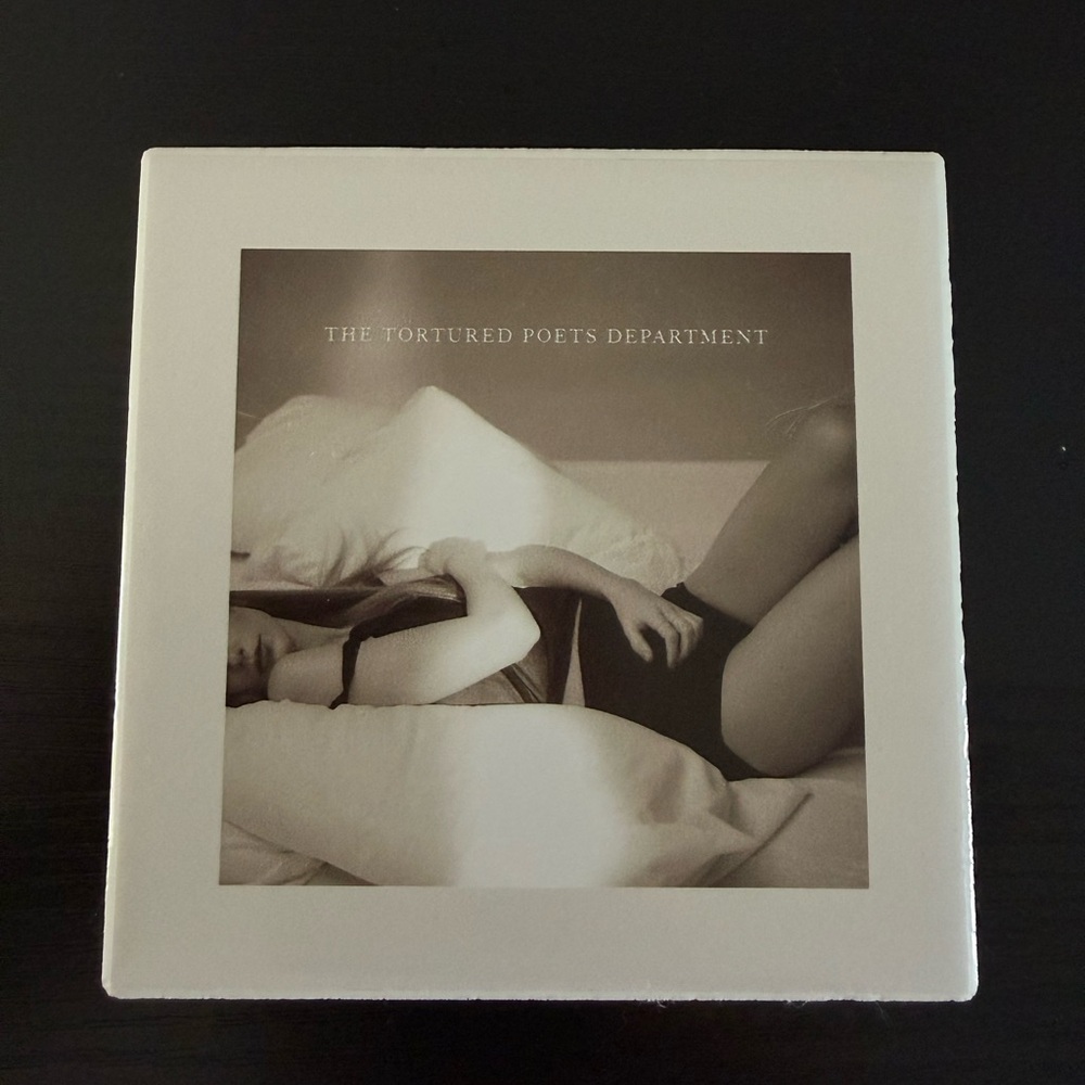 The Tortured Poets Department + Folklore coasters